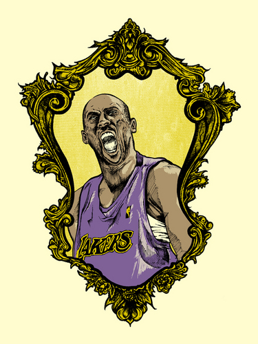  Kobe Bryant art print