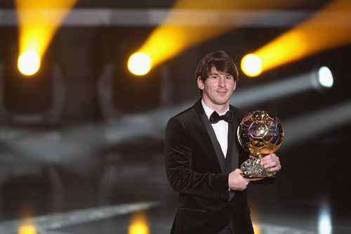  Lionel Messi wins 2010 Fifa Ballon d'Or!