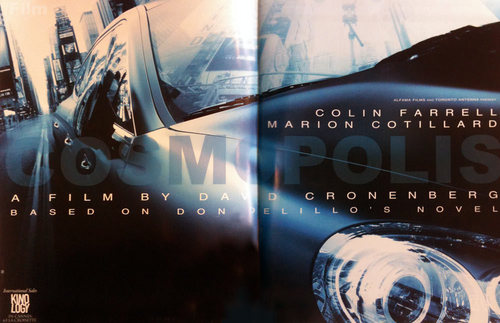  Rob's Cosmopolis Gets a Start Date. Old Promo Teaser Poster from Cannes 2010