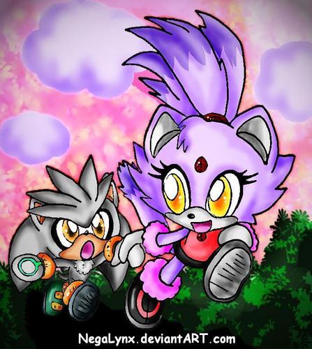 Silver and Blaze as kids