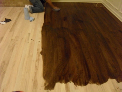  Staining wood floors