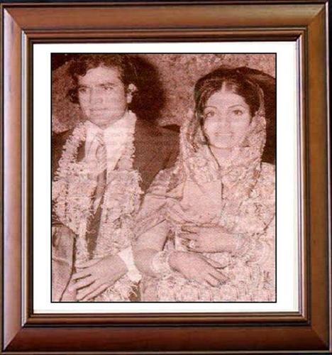 Super 星, つ星 Rajesh Khanna & Dimple Kapadia wedding on 23.3.1973