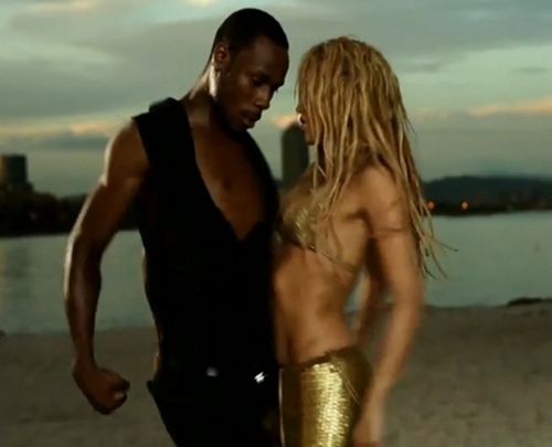  Shakira black and Gold