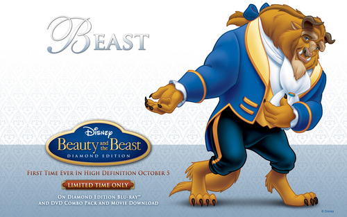  Beauty and the Beast kertas dinding