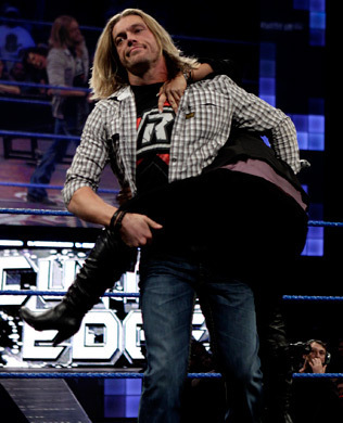 Edge , Dolph Ziggler and Vickie Guerrero