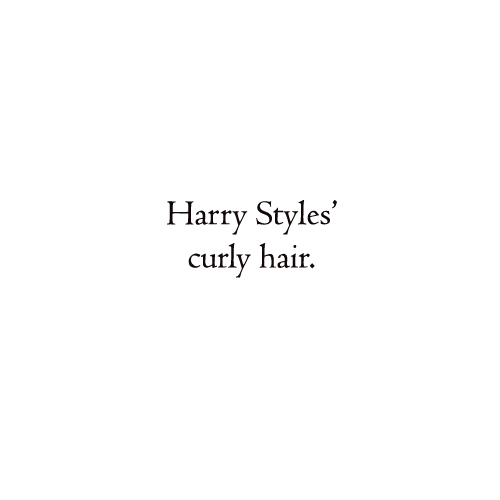  Flirty Harry's Curly Hair (His Best Feature) 100% Real :) x