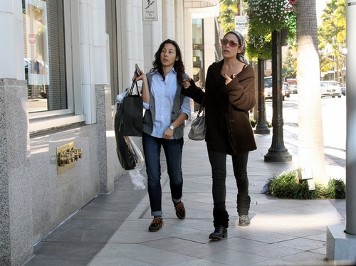  Lisa shopping in Los Angeles with Sara Hess