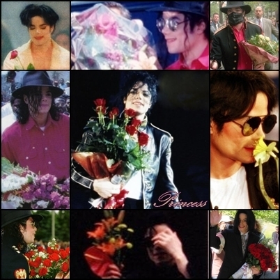  Michael Jackson loves flores