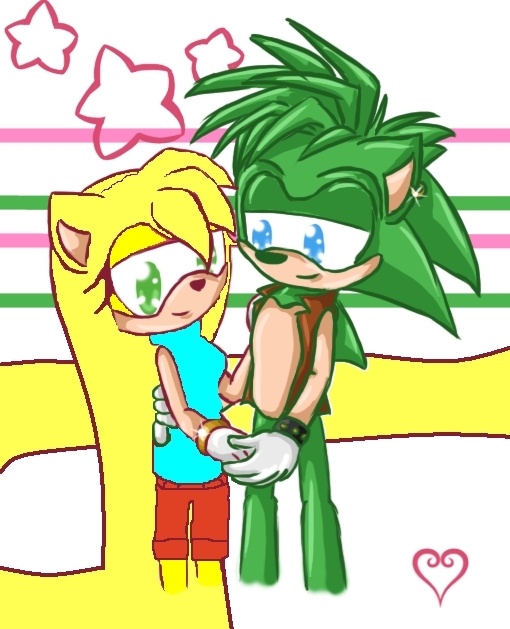 My Character (Morgan the hedgehog) and Manic