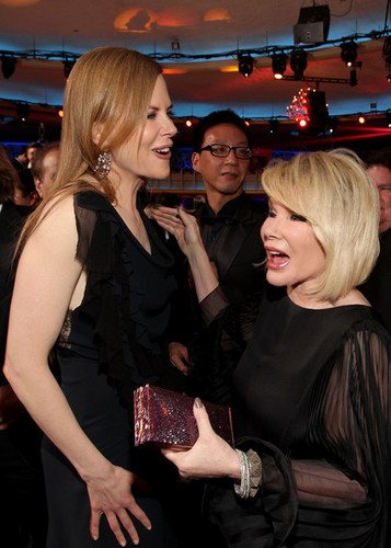  Nicole and Joan Rivers at the16th Annual Critics' Choice Movie Awards