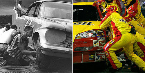  Pit Crew Changes Over Time