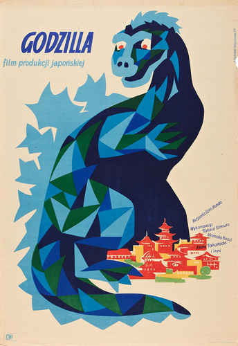 Polish Godzilla Poster