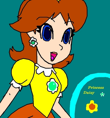  Princess madeliefje, daisy Painted Art Work