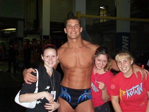Randy Orton with fans