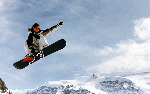 papan seluncur, snowboard