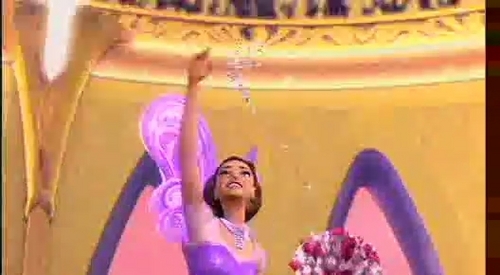 Barbie A Fairy secret- Carrie cosplays Flower fairy from Nutcracker