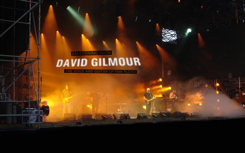  David Gilmour of berwarna merah muda, merah muda Floyd