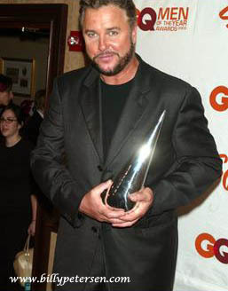Fluffy with his GQ Beard of the Year Award