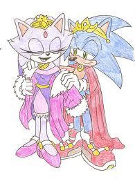 Queen Blaze and King Sonic