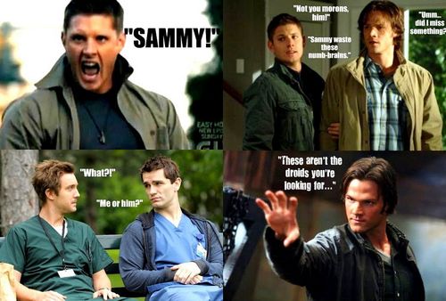 SUPERNATURAL/BEING HUMAN crossover:)
