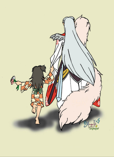  Sesshomaru and Rin