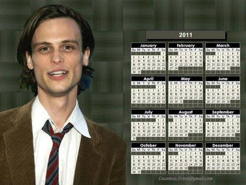 Spencer Reid - 2011 calendar