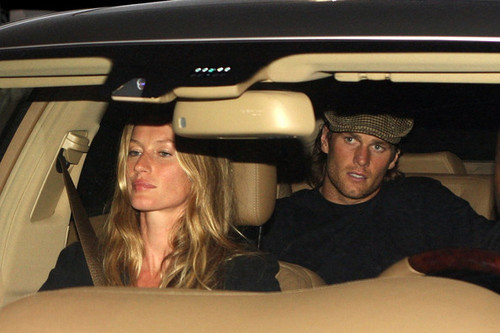  Tom Brady and Gisele Bundchen on a cena Date-September 15, 2010
