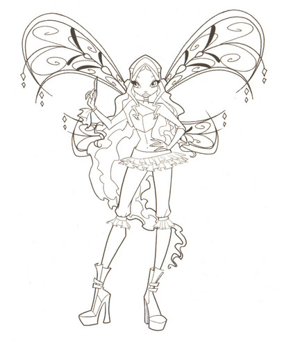  Winx Club Coloring Pages