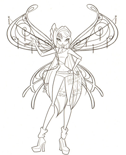  Winx Club Coloring Pages