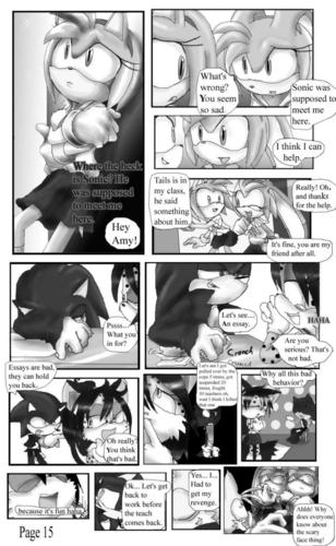  sonic high school comic pg 15