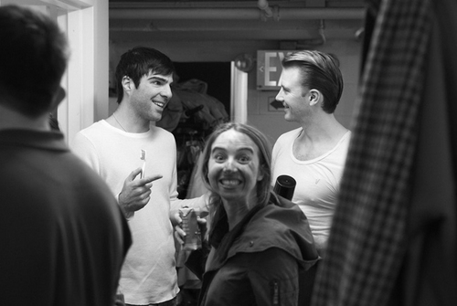  “Angels in America” Backstage mga litrato