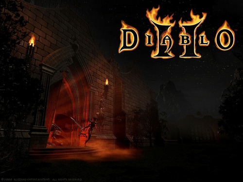  Diablo 2 karatasi la kupamba ukuta