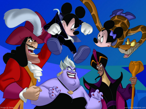  Disney Villians , Minnie & Mickey