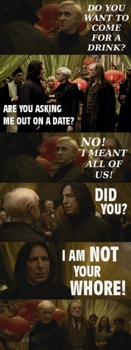  Don't ask Snape for a drink