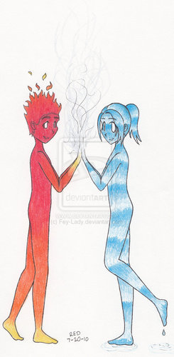  Fireboy and Watergirl dawing