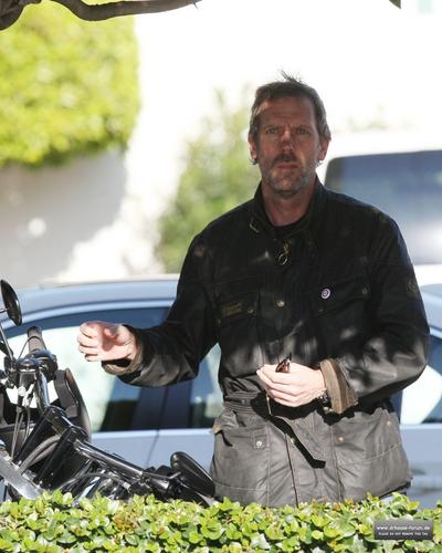  Hugh Laurie taking a ride in LA