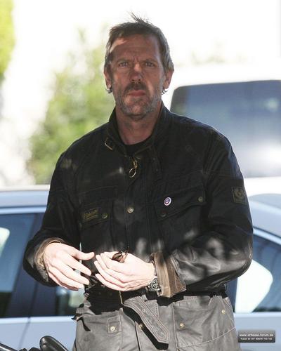  Hugh Laurie taking a ride in LA
