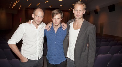  L-R The brothers Skarsgard: Gustaf, Bill and Alexander