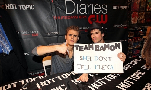  Team Bamon. Shh Don't Tell Elena!