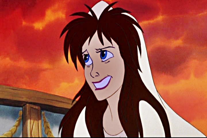 Walt Disney Fan Art - Vanessa with Ariel's Eyes and Smile
