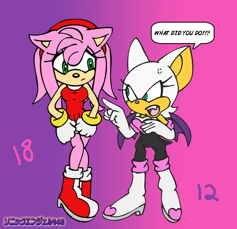 amy and rouge.