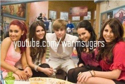 justin on victorious set