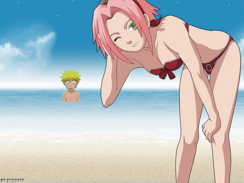  smex and kyuubi at the beach!!! :3