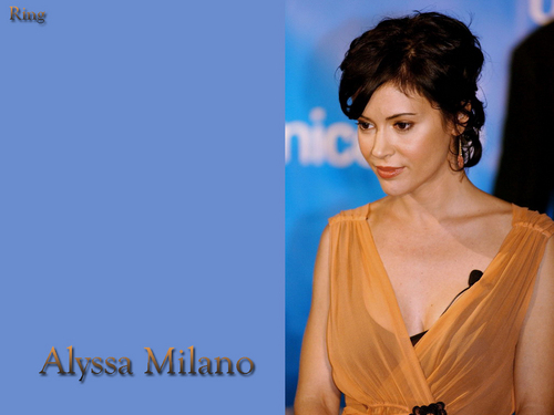  Alyssa Milano fondo de pantalla