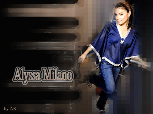  Alyssa Milano fondo de pantalla