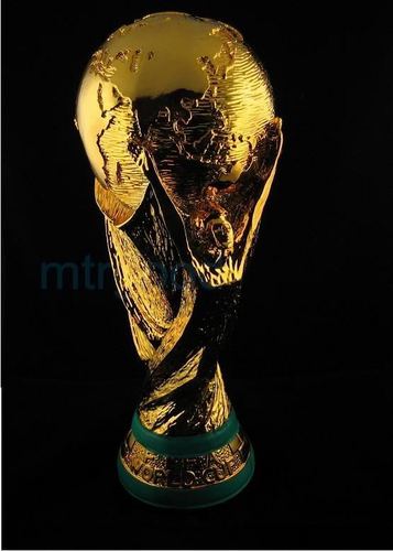  FIFA Fußball WORLD CUP TROPHY REPLICA 1:1 GOLDEN PAINTED