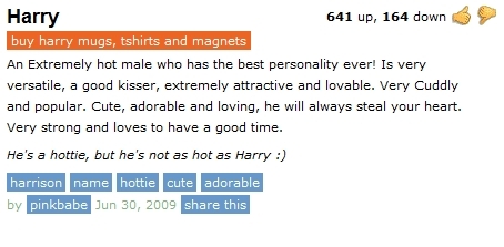  Flirty Harry (Items & Meaning Of Name) 100% Real :) x