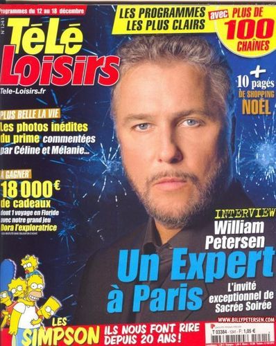 Fluffy on the front cover of Tele Loisirs