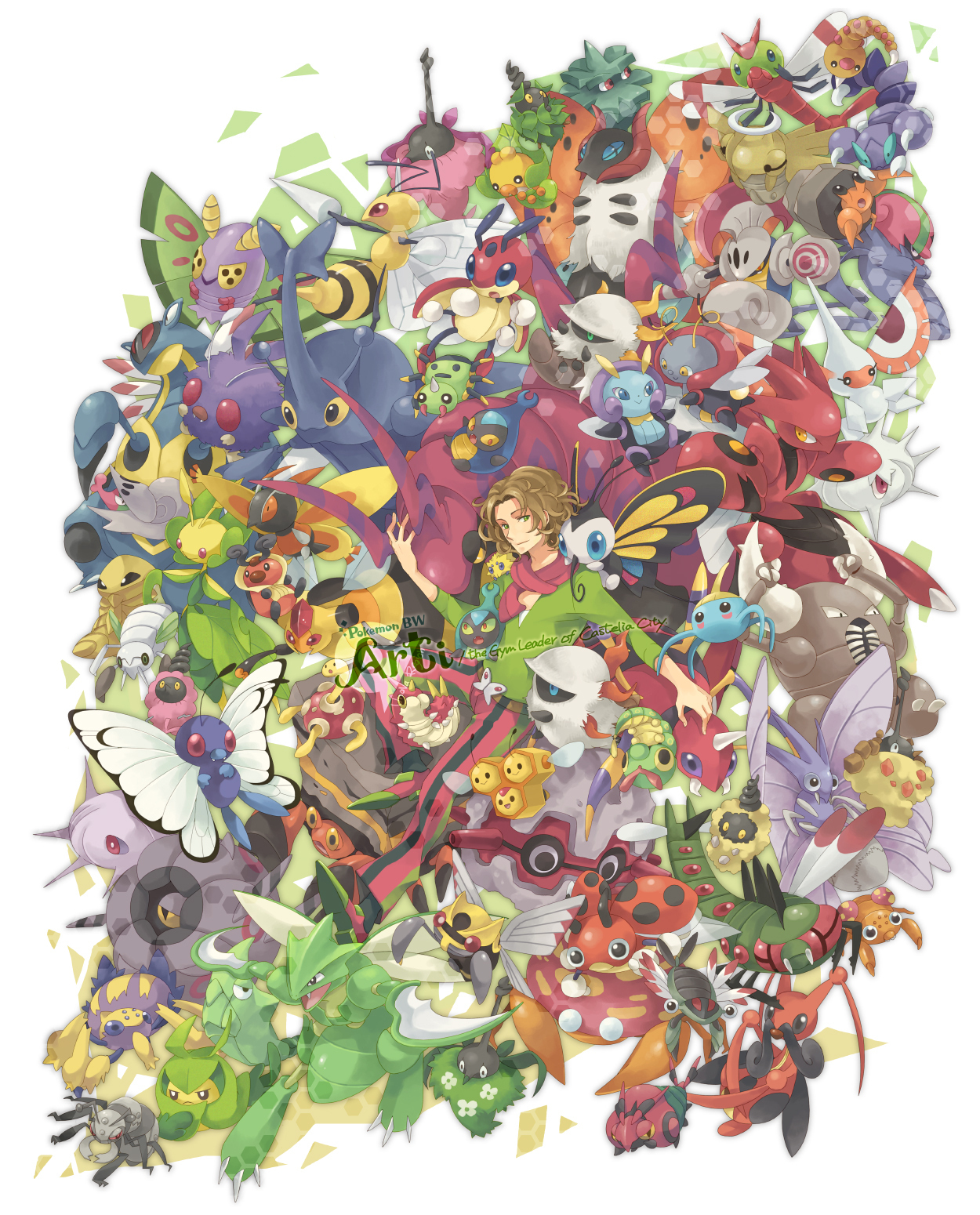 All Bug Type Pokemon 10