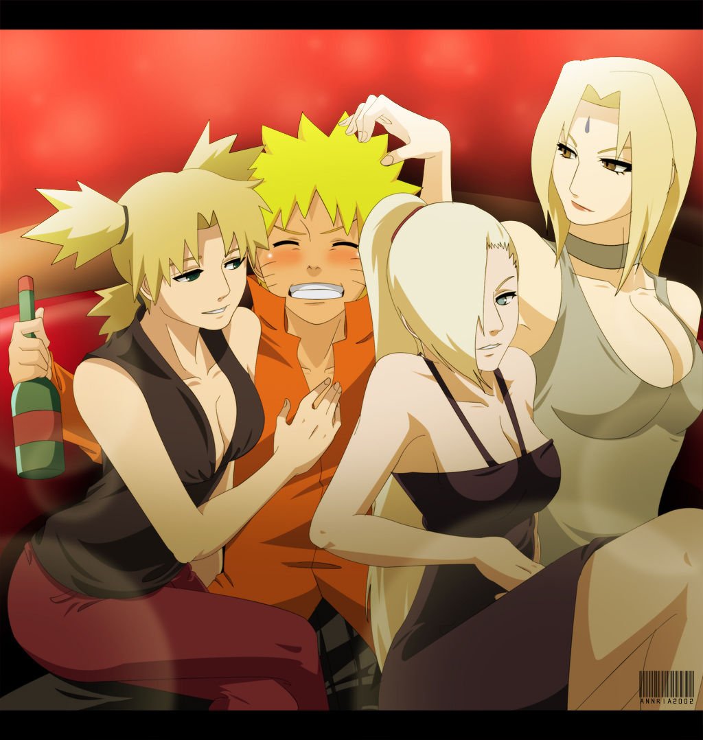 Naruto with Temari,Ino and Tsunade